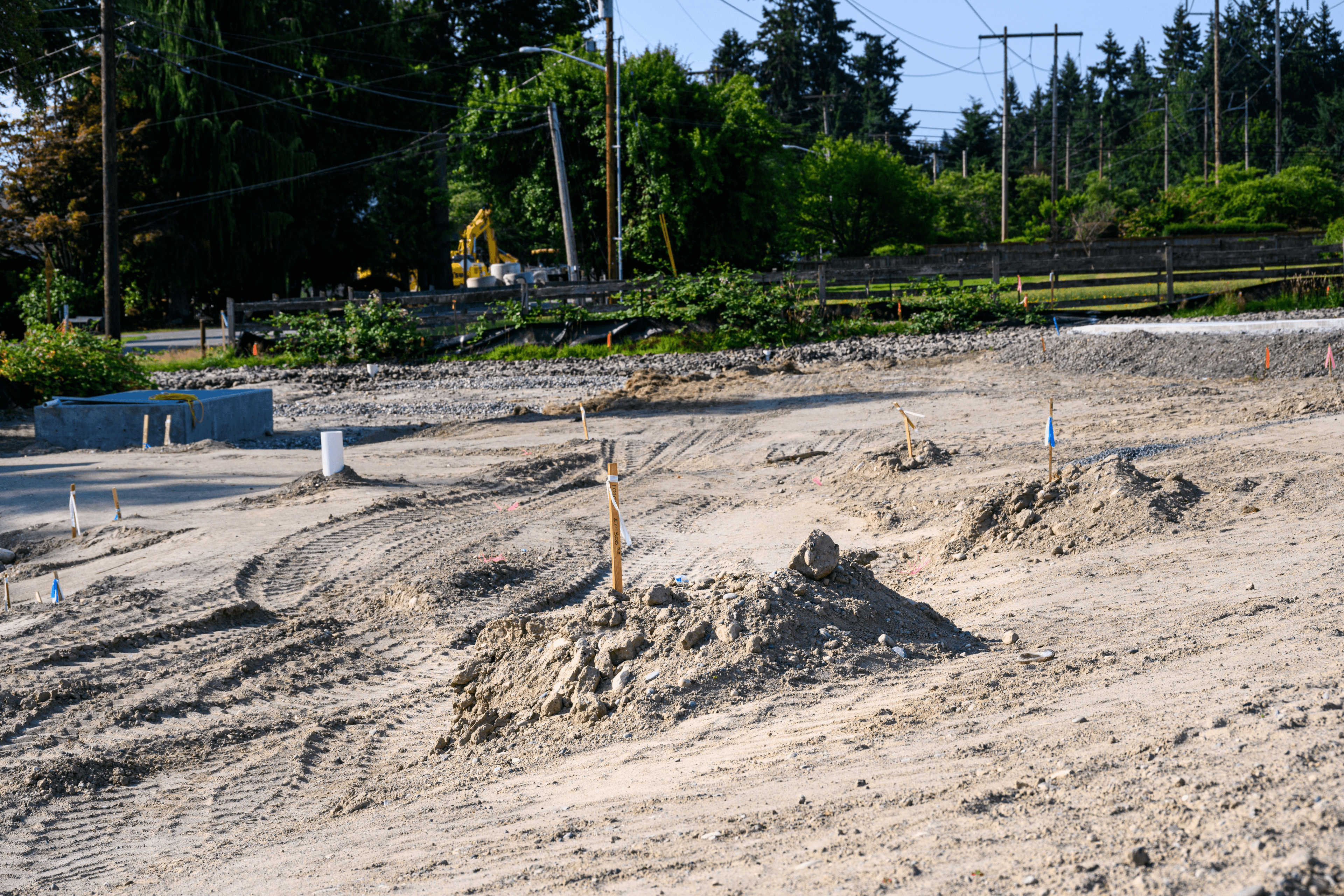 Site preparation work