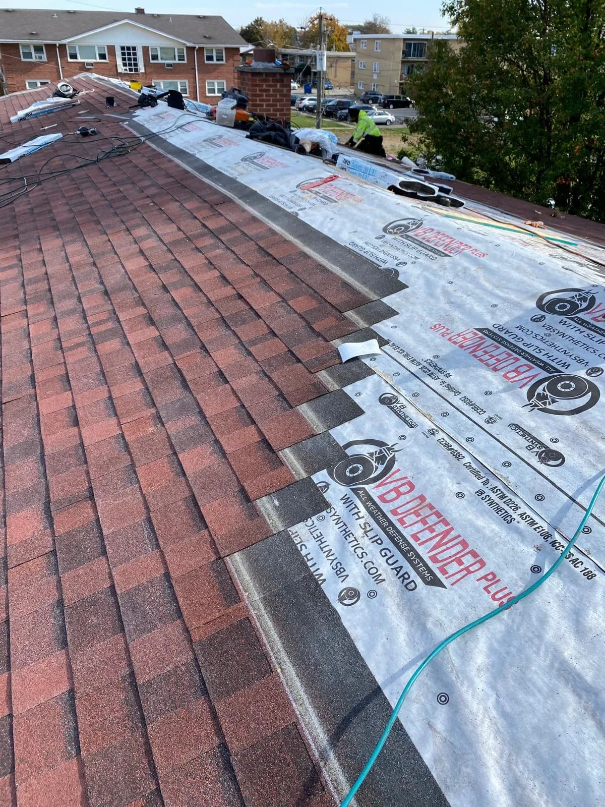 Roofing installation