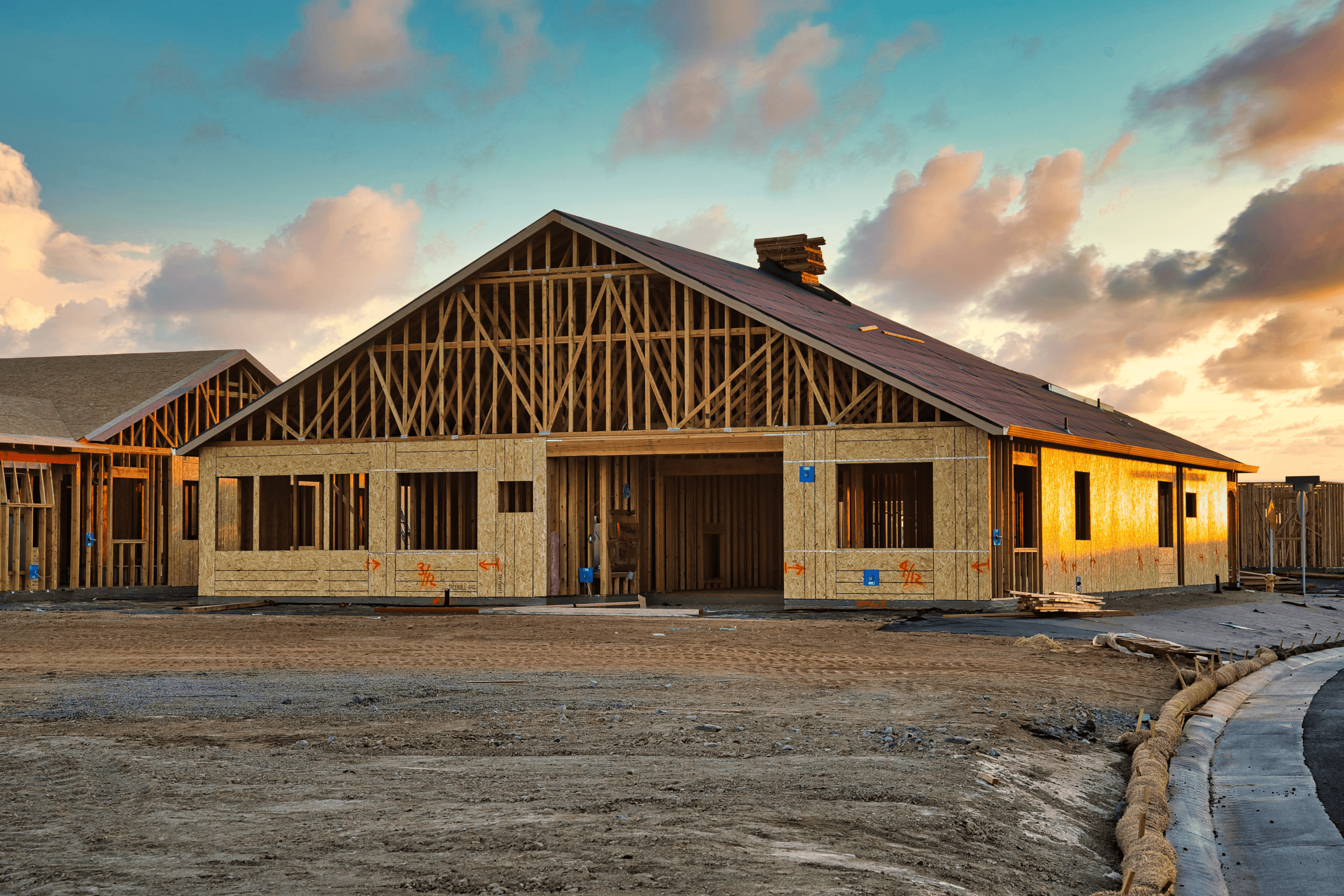Exterior framing work